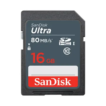 SanDisk Ultra 16GB SDHC UHS-I Card