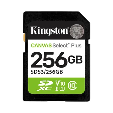 Kingston Canvas Select Plus SD Memory Card 256GB