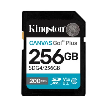 Kingston Canvas Go! Plus SD Memory Card 256GB