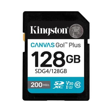 Kingston Canvas Go! Plus SD Memory Card 128GB