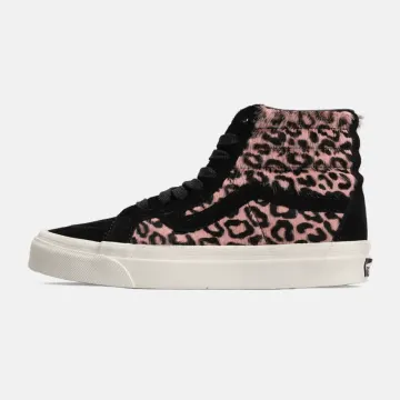 Vans Women’s Vans Sk8 Hi 38Dx – Leopard / Pink / Black