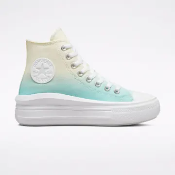 Converse Women’s Chuck Taylor All Star Move Platform Ombre – Egret/Light Dew/White