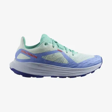 Salomon Women’s Ultra Flow Trail Running Shoes – Bay / Hydrangea / Cherry Tomat