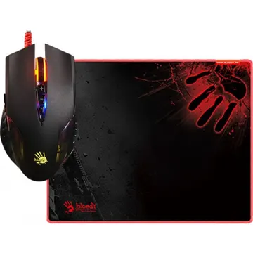 MOUSE + MOUSEPAD GAMING BLOODY Q5081S