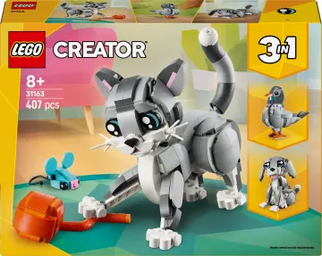 Set LEGO Creator 3-në-1 Playful Cat 31163, 407 copë