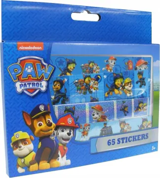 Stickera Paw Patrol Pyramid International, 65 copë, 16x15 cm