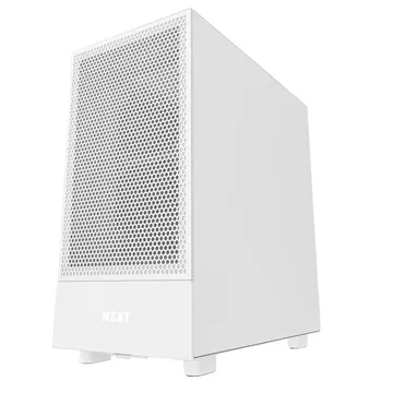 Kasë Kompjuteri - NZXT H5 Flow RGB White no fan