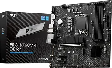 Motherboard MSI PRO B760M-P LGA 1700 (Intel 12th Gen & 13th Gen) DDR4