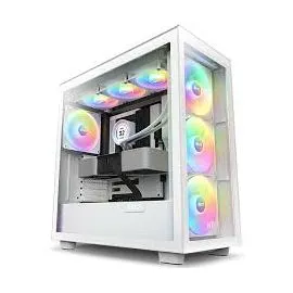 Kasë Kompjuteri - NZXT H7 Elite RGB White