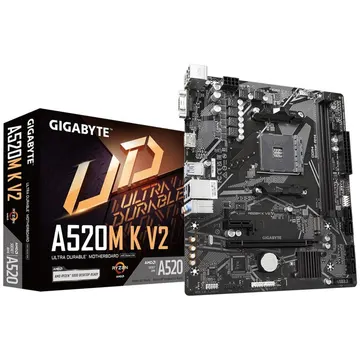 Motherboard Gigabyte A520M-K V2 mATX AM4 (M.2 Port, PCIe 3.0 x 4)