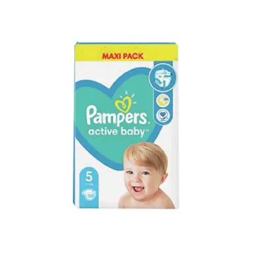 PAMPERS ACTIVE BABY NO. 5 *50P