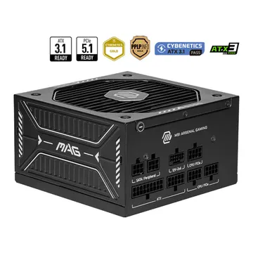 Furnizues Energjie 750W MSI MAG A750GLS PCIE5 / 80+ Gold