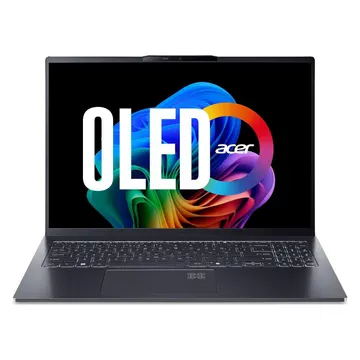Laptop Acer Swift Go 16 AI OLED SFG16-61-R6QV / Ryzen AI 7 350 / 32GB LPDDR5x / 1TB / 16" WUXGA+ OLED 120Hz / AMD Radeon 860M / DE - Gri
