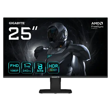 Monitor Gaming Gigabyte GS25F2A / 24.5"/ Full HD SS-IPS / LED / 240Hz / 1ms / HDMI + DisplayPort - Zezë