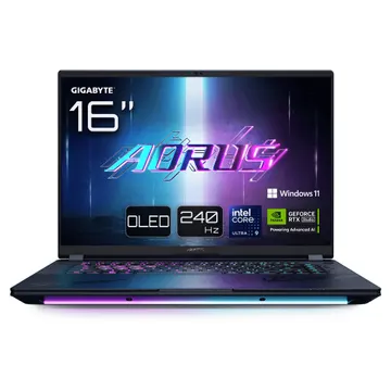 Laptop Gaming Gigabyte Aorus Master 16 / Ultra 9 275HX / 32GB DDR5 / 2TB / 16" WQXGA OLED 240Hz / RTX 5080 16GB / DE - Zezë