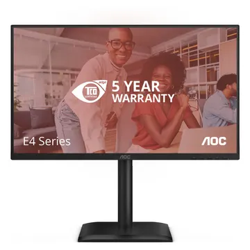 Monitor AOC 24E4U / 23.8"/ Full HD IPS / W-LED / 120Hz / 4ms / USB + VGA + HDMI + DisplayPort - Zezë