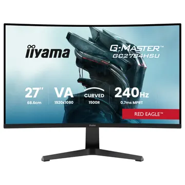 Monitor Gaming iiyama G-Master GC2784HSU-B1 / 27"/ Full HD VA / Curved / 240Hz / 0,7ms / HDMI+DP+USB - Zezë