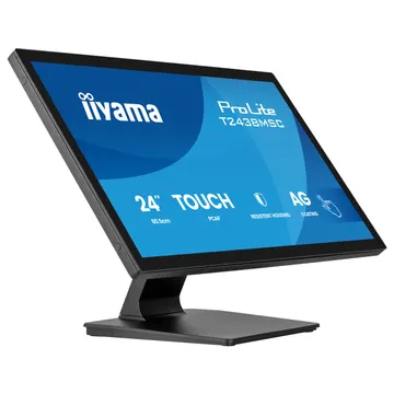 Monitor IIYAMA T2438MSC-B2 / 23.8"/ Full HD IPS / LED / Touch / 120Hz / 5ms / HDMI+USB+DP - Zezë