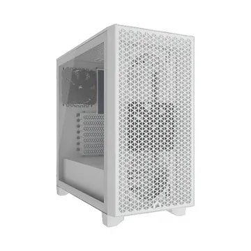 Kasë Corsair 3000D Tempered Glass Mid Tower / (CC-9011252-WW) – Bardhë