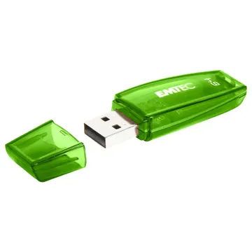 USB Flash Drive / Emtec / 64GB / USB 2.0 / C410 / Gjelbër