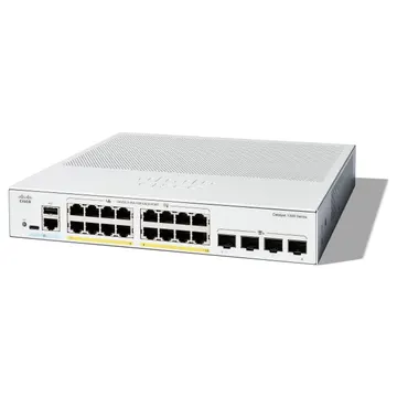 Cisco Catalyst C1300-16P-4X 16-Port Gigabit PoE+ Managed Switch me 4x 10G SFP+ Uplink 120W Enterprise SMB Network Switch