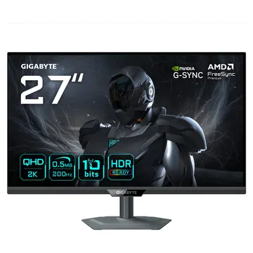 Monitor Gaming GigaByte G27Q20 / 27"/ Quad HD LED SS-IPS / 200Hz / 0.5ms / HDMI+DP - Zezë