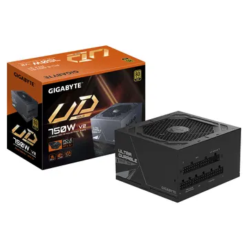 Furnizues Energjie Gaming Gigabyte UD750GM PG5 V2 / 750W / ATX 3.1 / PCIe 5.0 / 80 PLUS Gold