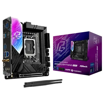 Pllakë Amë ASRock / B860I Lightning WiFi / 1851 / mITX / HDMI-USB-C / DDR5