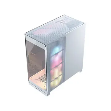 Kasë Midi CORSAIR 4500X LX RGB (Tempered Glass) – Bardhë