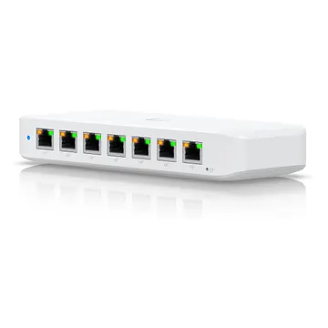 Ubiquiti UniFi USW-Ultra-210W Managed PoE Switch – 8x GbE, 7x PoE+, 202W PoE Budget