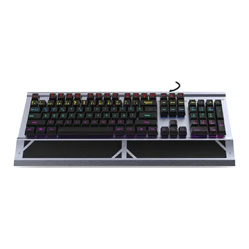 Tastierë Gaming Incase IKG-444 RGB Wired / Mechanical / QWERTZ – Gri