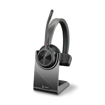 Kufje pa kabllo Poly Voyager 4310-M / Bluetooth 5.2 / Noise-Canceling / On-Ear / 2 Mikrofona / Stacion Karikimi - Zezë