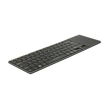 Tastierë me kabllo DeLOCK for Smart TV & Windows PCs / Ultra‑Slim 6mm - Zezë