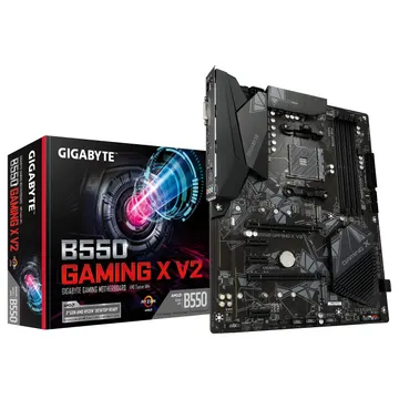 Pllakë Amë AMD AM4 Gigabyte B550 Gaming X V2 / DDR4 / HDMI+DVI