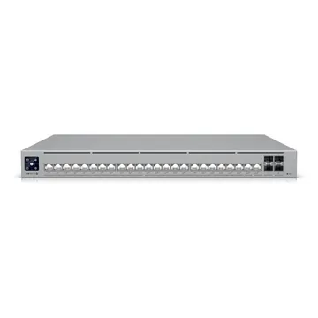 Ubiquiti UniFi USW-PRO-HD-24-POE Layer 3 Managed Switch – 28 Port, 24x PoE++, 4x SFP+ 10G, 600W