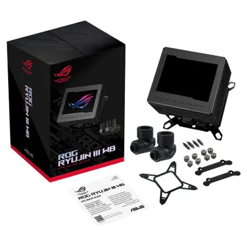 K ASUS ROG Ryujin III WB LCD CPU-Wasserblock schwarz