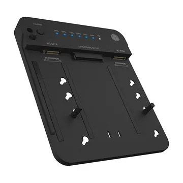 Aksesorë për Disqe ICY BOX për SSD/HDD / 2.5" SATA & M.2 NVMe / USB 3.2 / 6.4cm - Zezë