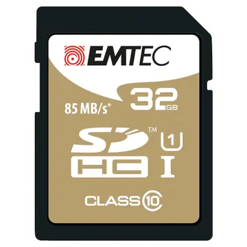 Kartë memorie SD Emtec SD 32GB UHS-I U1 EliteGold