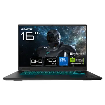 Laptop Gaming Gigabyte A16 PRO / 7 240H / 32GB LPDDR5x / 1TB / 16" Quad HD+ IPS 165Hz / RTX 5080 16GB / DE - Zezë