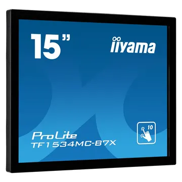 Monitor IIYAMA TF1534MC-B7X / 15"/ XGA TN / LED / Touchscreen / 60 Hz / 8 ms / HDMI+VGA+DP+USB+HDCP - Zezë