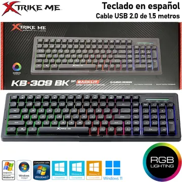 Tastierë Gaming Xtrike Me KB‑309 / Wired / QWERTY – Zezë