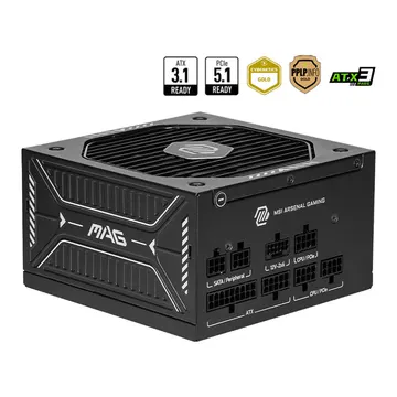 Furnizues Energjie 650W MSI MAG A650GLS PCIE5 / 80+ Gold