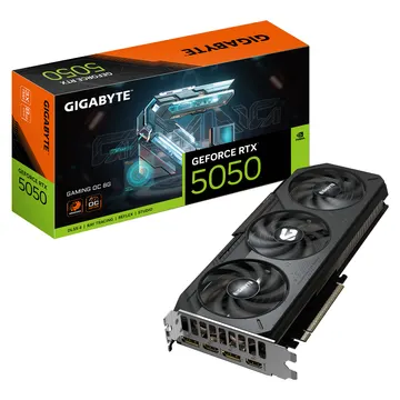 Kartelë grafike NVIDIA RTX 5050 8GB Gigabyte Gaming OC 8GB GDDR6