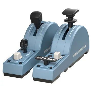 Kontroller Thrustmaster TCA Quadrant Airbus Edition Add-On / Flaps & Brakes Module for PC - Blu e hapur
