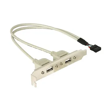 Bracket për PC – 2x USB 2.0 Type-A