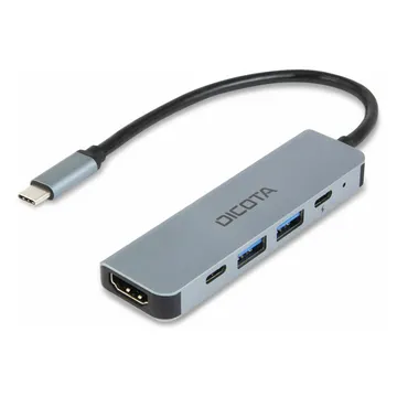 Docking Station Dicota USB-C / 5-in-1 / HDMI / 4K / PD 100W - Argjend