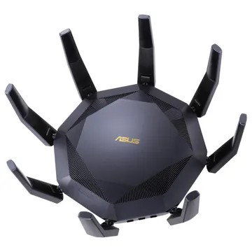 ASUS RT-AX89X AX6000 Dual-Band Wi-Fi 6 Router – 12-Stream, 10G Base-T, 10G SFP+, 8× Gigabit LAN, AiMesh, VPN, AiProtection Pro