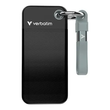 SSD të Jashtme Verbatim Pocket SSD / USB 3.2 / 1TB - Zezë/Gri