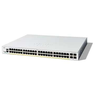 Cisco Catalyst C1200-48P-4G 48-Port Gigabit PoE+ Managed Switch me 4x 1G SFP Uplink 375W Rackmount SMB Network Switch