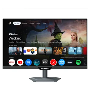 Monitor Gaming GigaByte M27QS / 27"/ Quad HD SS-IPS LED / 180Hz / 1ms / HDMI+DP- Zezë